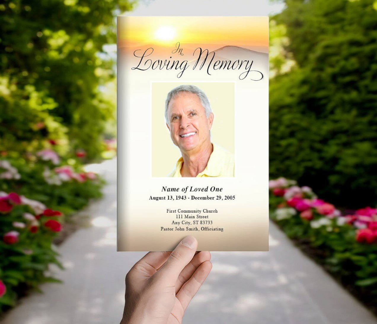 Summit Funeral Program Template - The Funeral Program Site