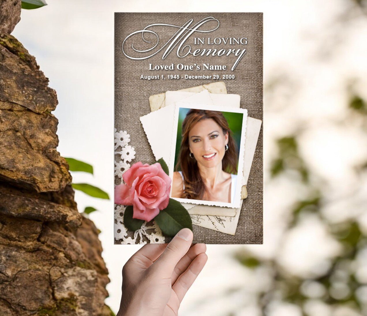 Tiffany Funeral Program Template - The Funeral Program Site