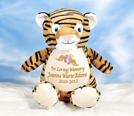 Baby Tiger Memorial Stuffed Animal-Urn