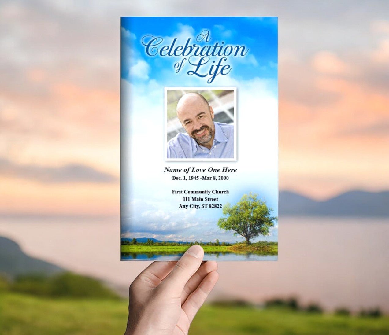 Treasure Funeral Program Template - The Funeral Program Site