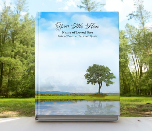 Treasure Perfect Bind Memorial Funeral Guest Book - The Funeral Program Site