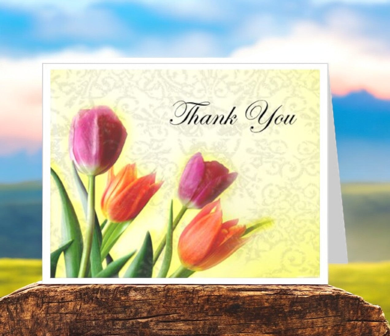 Sunny Thank You Card Template