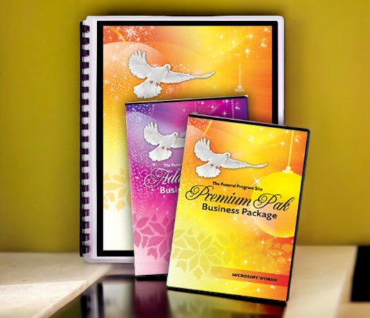 Ultimate Premium Funeral Program Software Pak 25