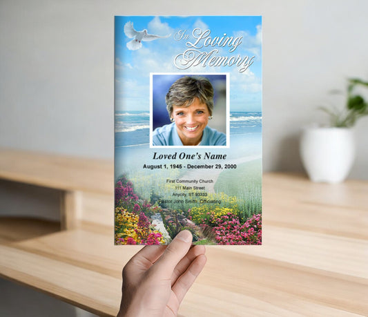 Unforgettable Funeral Program Template