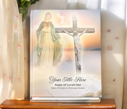 Vision Perfect Bind Memorial Funeral Guest Book - The Funeral Program Site