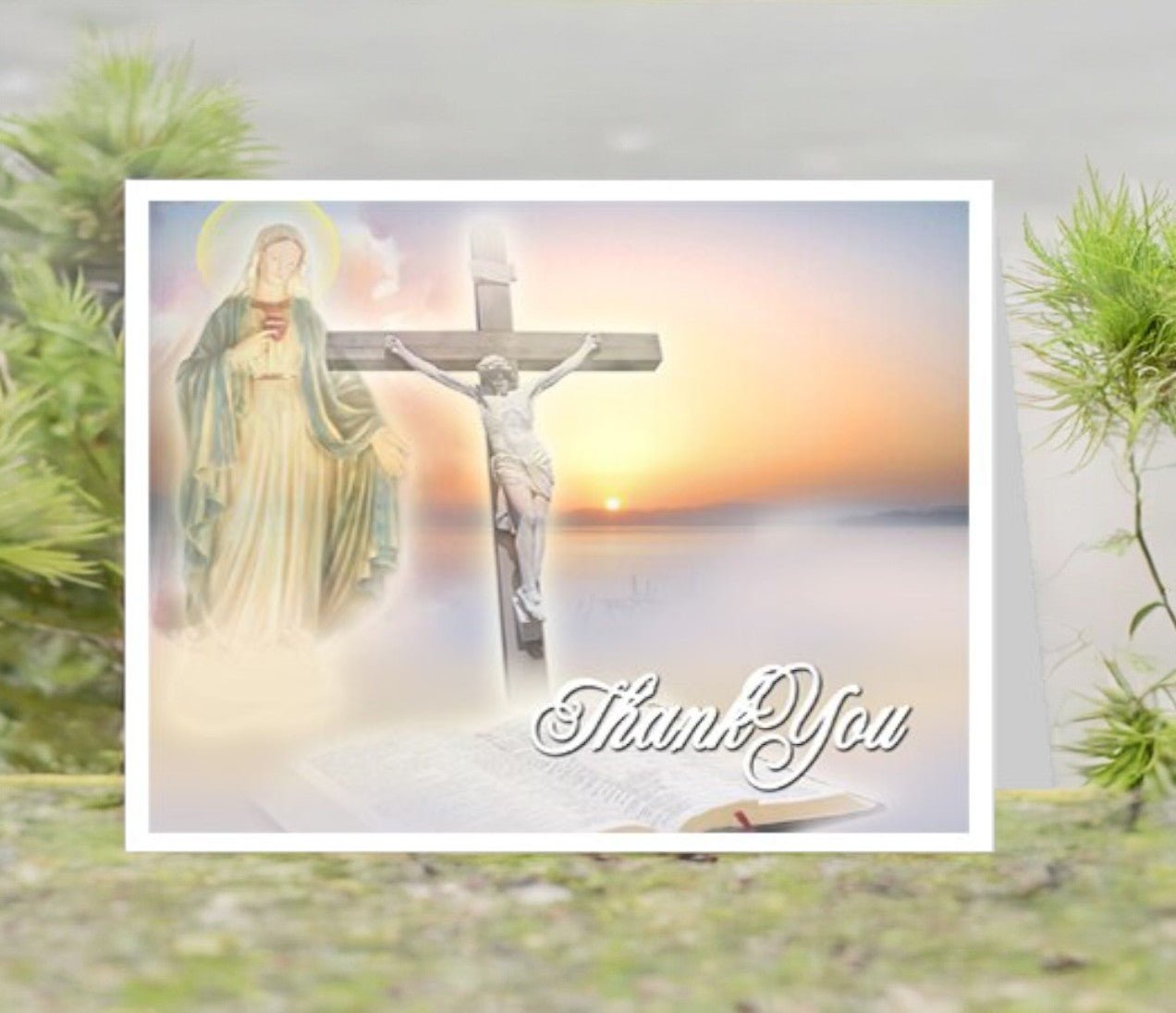 Vision Thank You Card Template - The Funeral Program Site