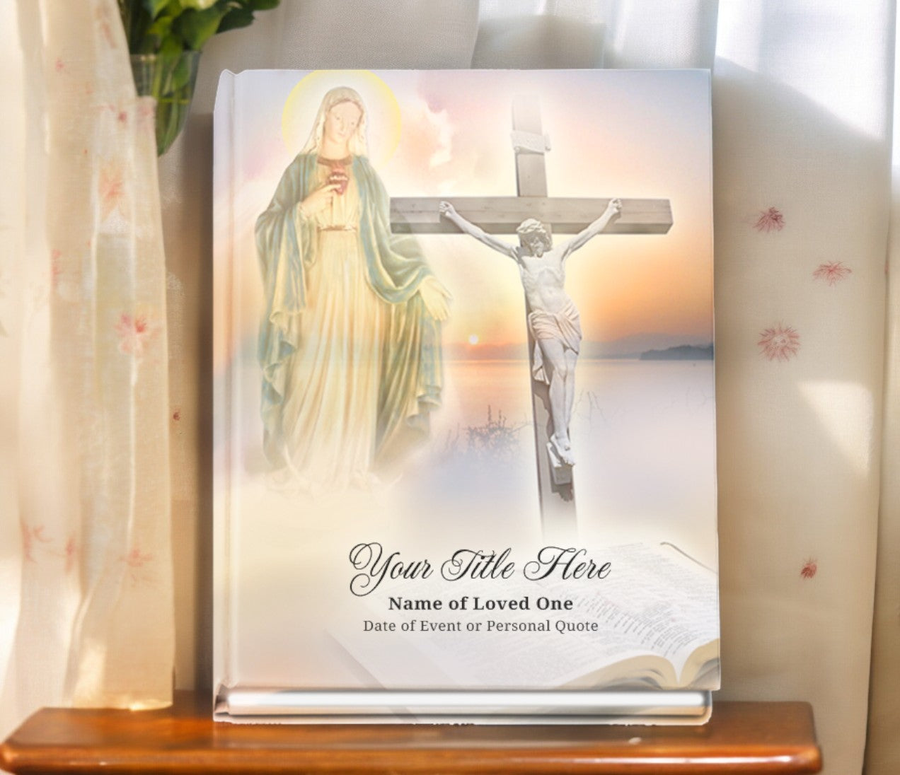 Vision Perfect Bind Memorial Funeral Guest Book