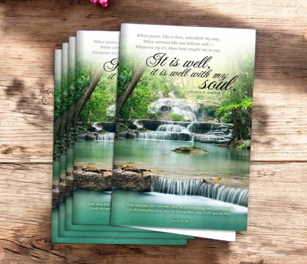 Well With Soul Funeral Program Paper (Pack of 25) - The Funeral Program Site