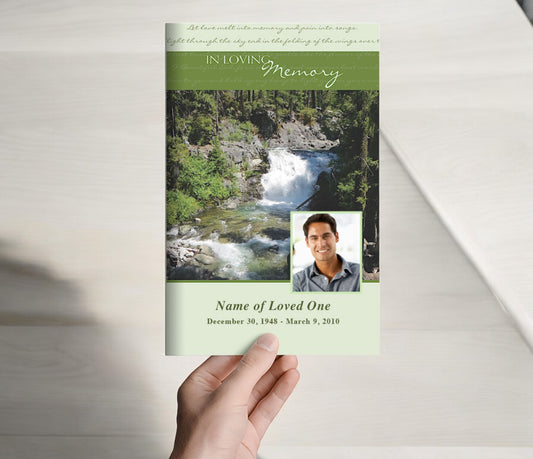 Winsome Funeral Program Template