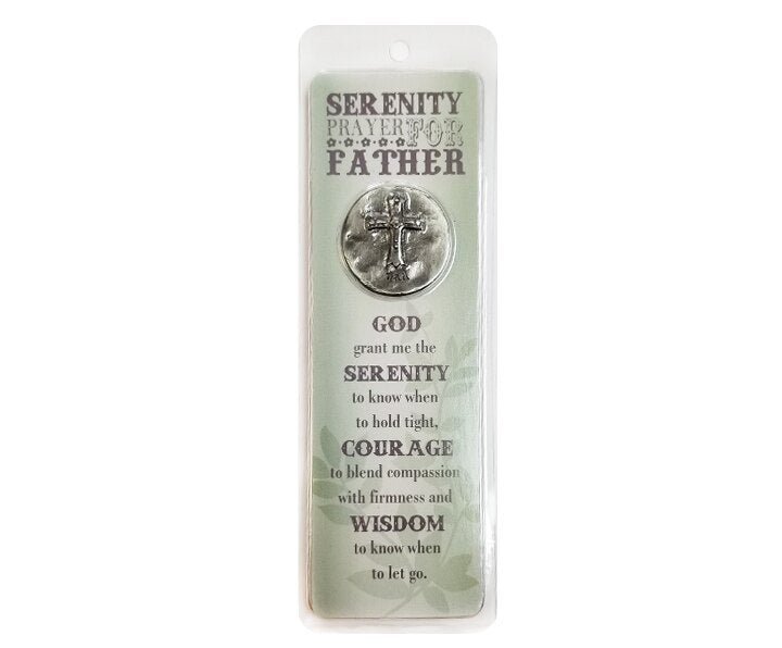 A Father's Serenity Prayer Token Memorial Bookmark - The Funeral Program Site