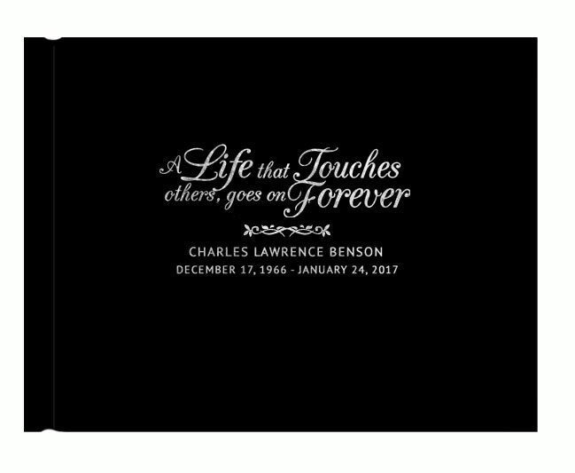 A Life That Touches Landscape Funeral Guest Book - The Funeral Program Site