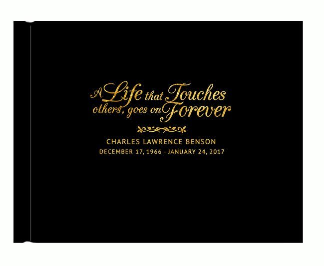 A Life That Touches Landscape Funeral Guest Book - The Funeral Program Site