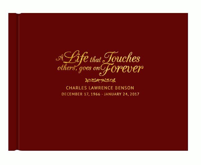 A Life That Touches Landscape Funeral Guest Book - The Funeral Program Site