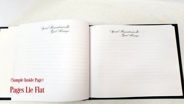 A Life Well Lived Landscape Funeral Guest Book - The Funeral Program Site