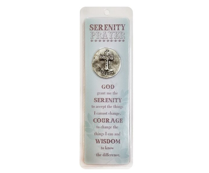 A Serenity Prayer Token Memorial Bookmark - The Funeral Program Site