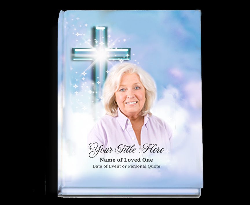 Adoration Perfect Bind Memorial Funeral Guest Book - The Funeral Program Site