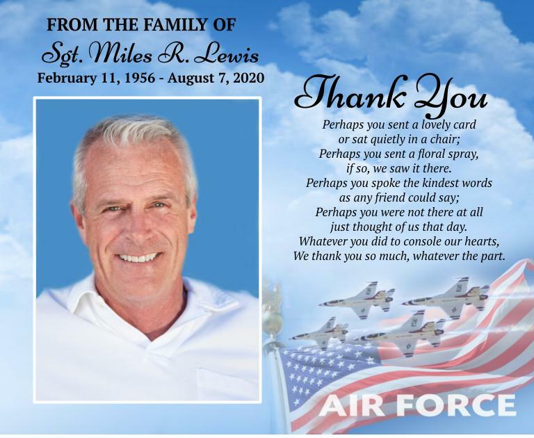 Air Force Social Media Funeral Announcement Template - Google Docs - The Funeral Program Site