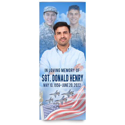 Funeral Banner 24 x 60 - Air Force