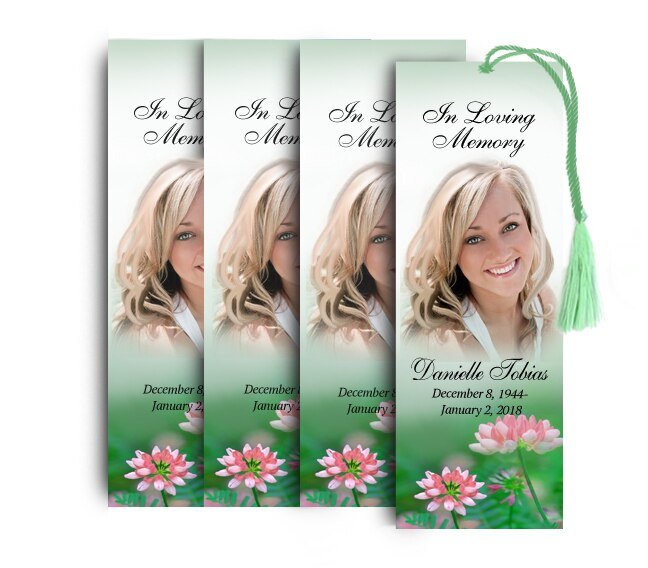 Ambrosia Memorial Bookmark Design & Print (Pack of 50) - The Funeral Program Site