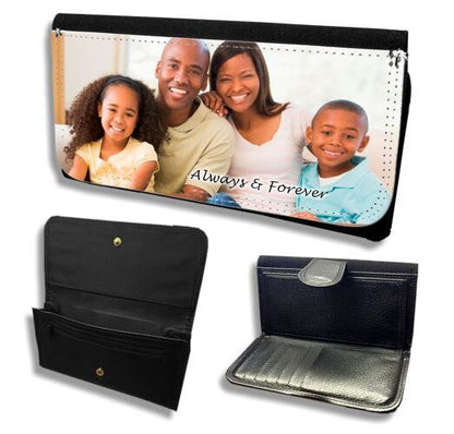 Ambrosia Personalized In Loving Memory Leatherette Wallet - The Funeral Program Site