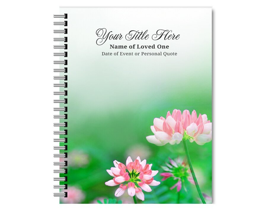 Ambrosia Spiral Wire Bind Funeral Guest Book - The Funeral Program Site