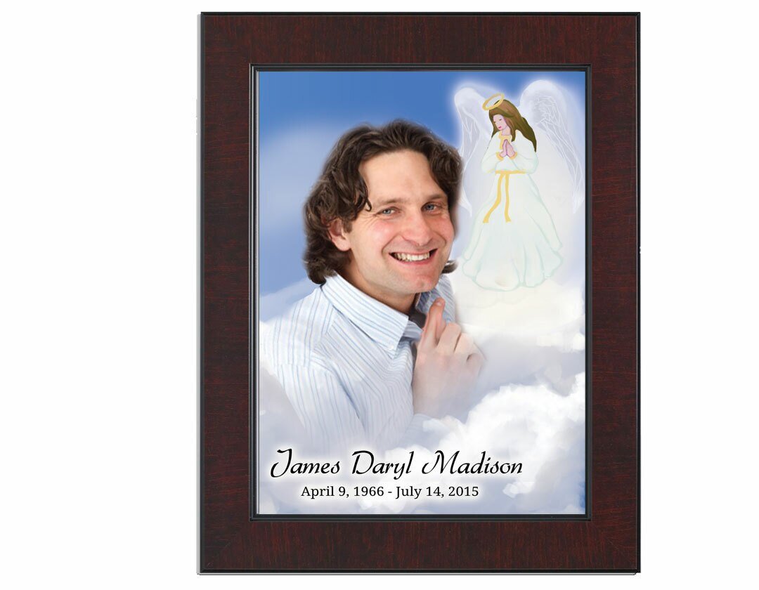 Angel Funeral Poster Memorial Portrait - The Funeral Program Site