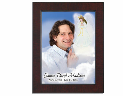 Angel Funeral Poster Memorial Portrait - The Funeral Program Site