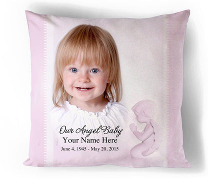 Angela In Loving Memory Memorial Pillow - The Funeral Program Site