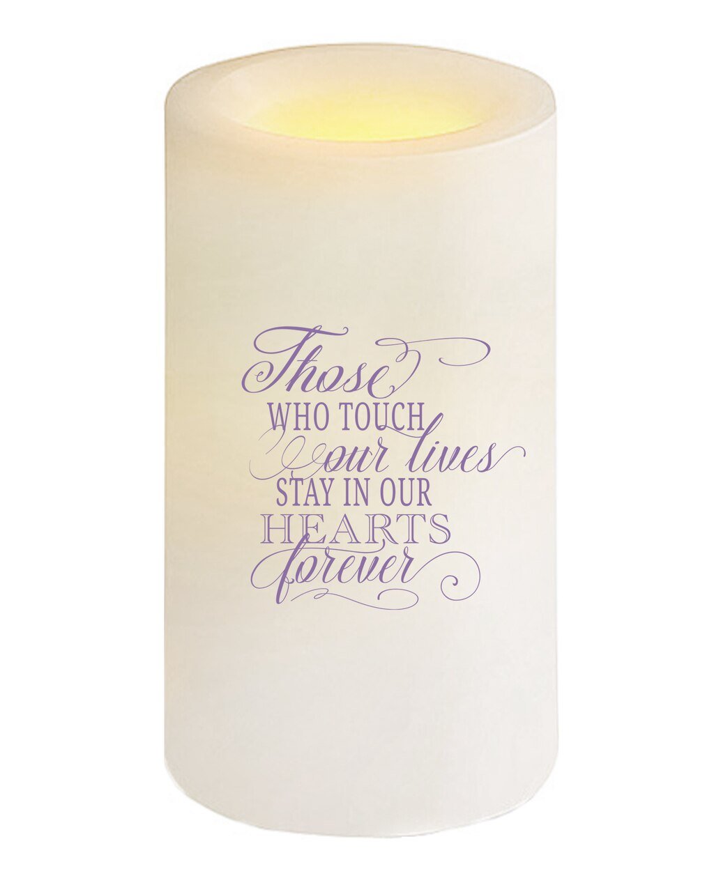 AnnaBelle Personalized Flameless LED Memorial Candle - The Funeral Program Site