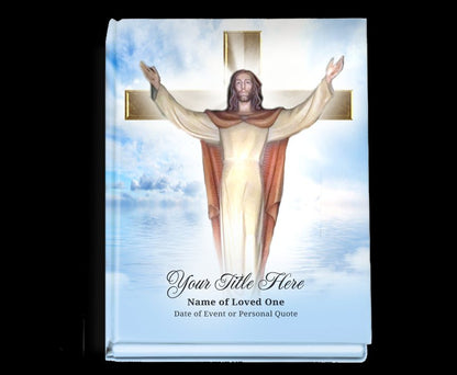 Assurance Perfect Bind Memorial Funeral Guest Book - The Funeral Program Site