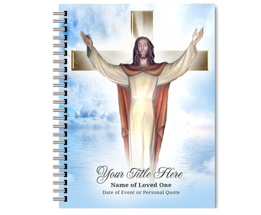 Assurance Spiral Wire Bind Memorial Funeral Guest Book - The Funeral Program Site