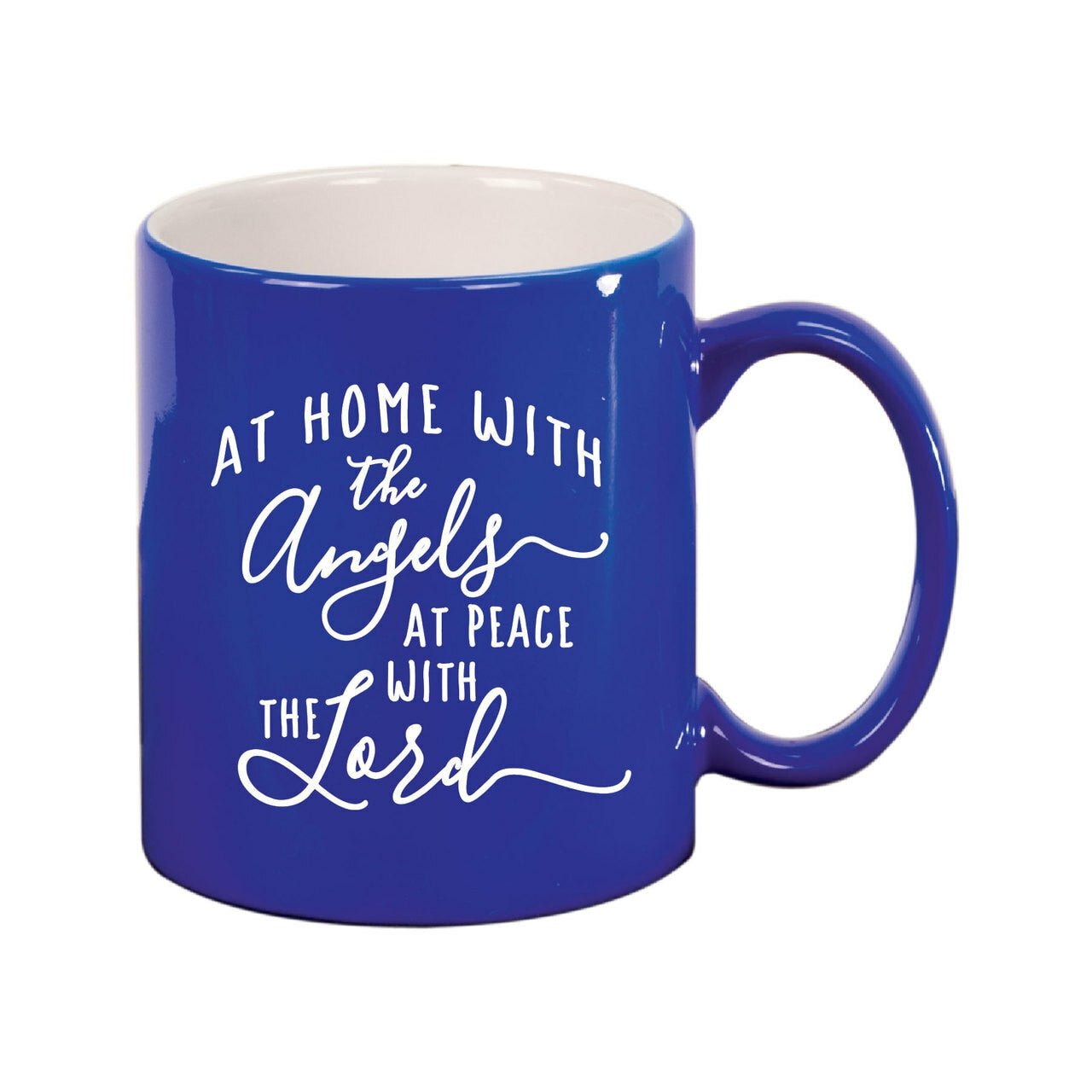 At Home With The Angels Ceramic Mug - The Funeral Program Site