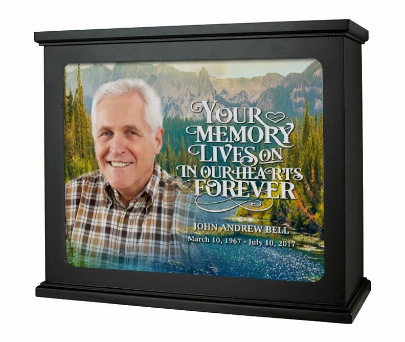 At The Lake Photo Light Box Memorial - The Funeral Program Site