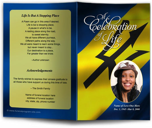 Barbados Funeral Program Template - The Funeral Program Site