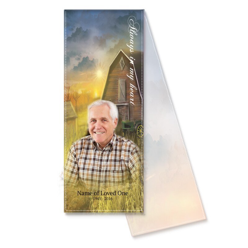 Barn In Loving Memory Comfort Wrap Scarf - The Funeral Program Site