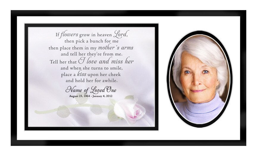 Beloved Memorial Frame Plaque Keepsake - The Funeral Program Site