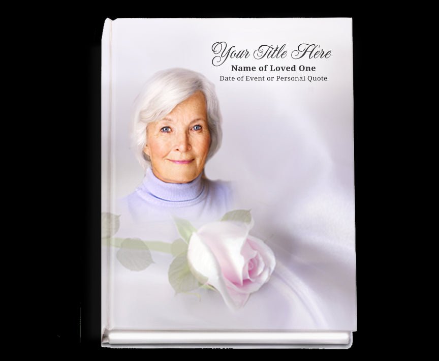 Beloved Perfect Bind Funeral Guest Book - The Funeral Program Site