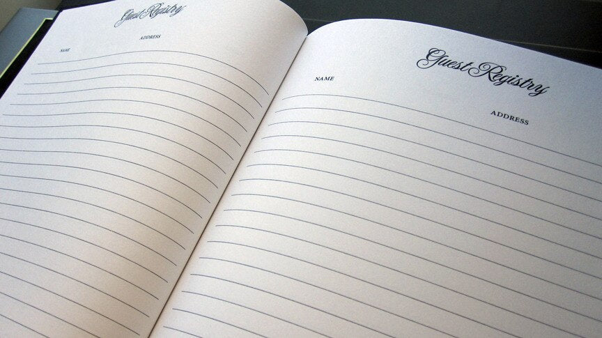 Beloved Perfect Bind Funeral Guest Book - The Funeral Program Site