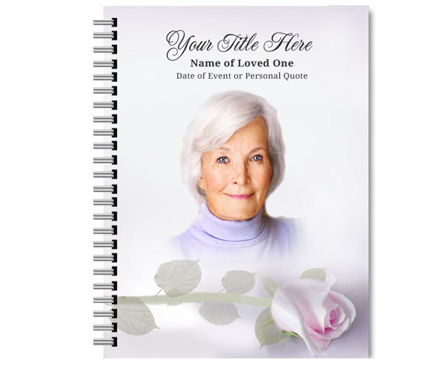 Beloved Spiral Wire Bind Memorial Funeral Guest Book - The Funeral Program Site