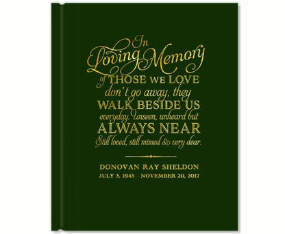 Beside Us Memorial Funeral Guest Book - The Funeral Program Site