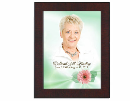 Blossom Funeral Poster Memorial Portrait - The Funeral Program Site