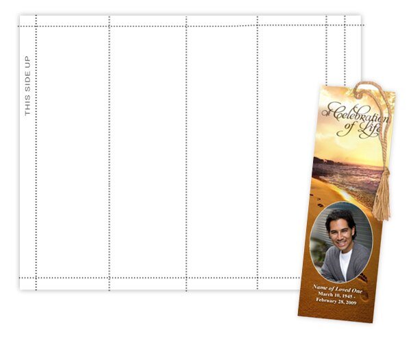 Bookmark Perforated Paper Sheet (Pack of 3) - The Funeral Program Site