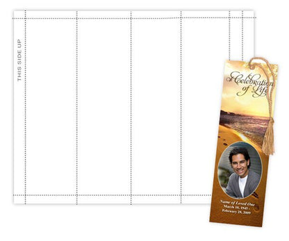 Bookmark Perforated Paper Sheet (Pack of 3) - The Funeral Program Site