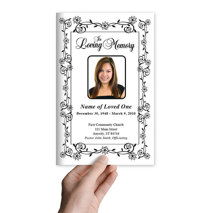 Branches Funeral Program Template - The Funeral Program Site