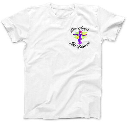 Brush Strokes 2 - Sided In Loving Memory T-Shirt (Men - Women) - The Funeral Program Site