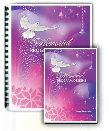 Business 60 BiFold Funeral Program Software Package - The Funeral Program Site