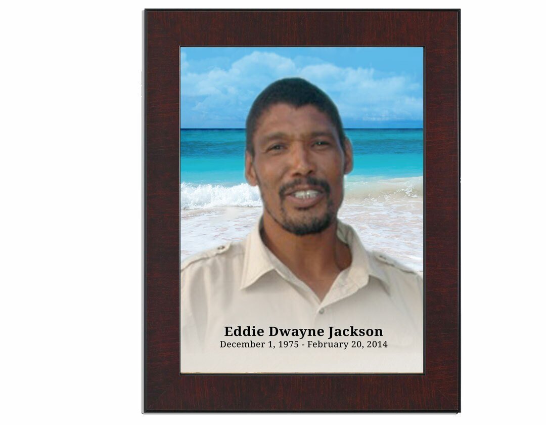 Caribbean Funeral Poster Memorial Portrait - The Funeral Program Site