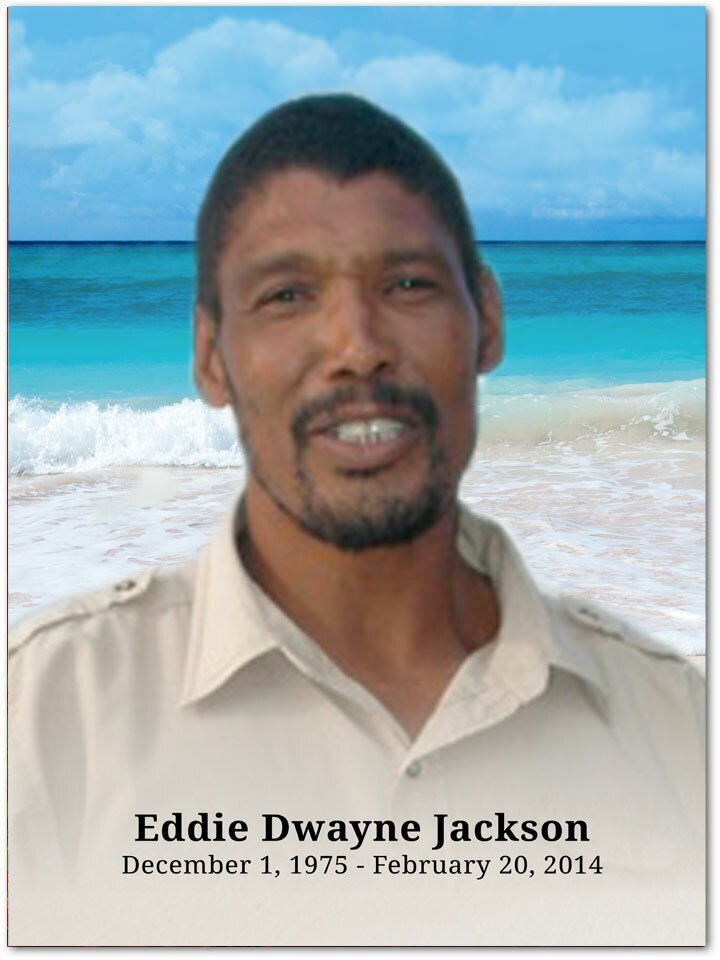 Caribbean Funeral Poster Memorial Portrait - The Funeral Program Site