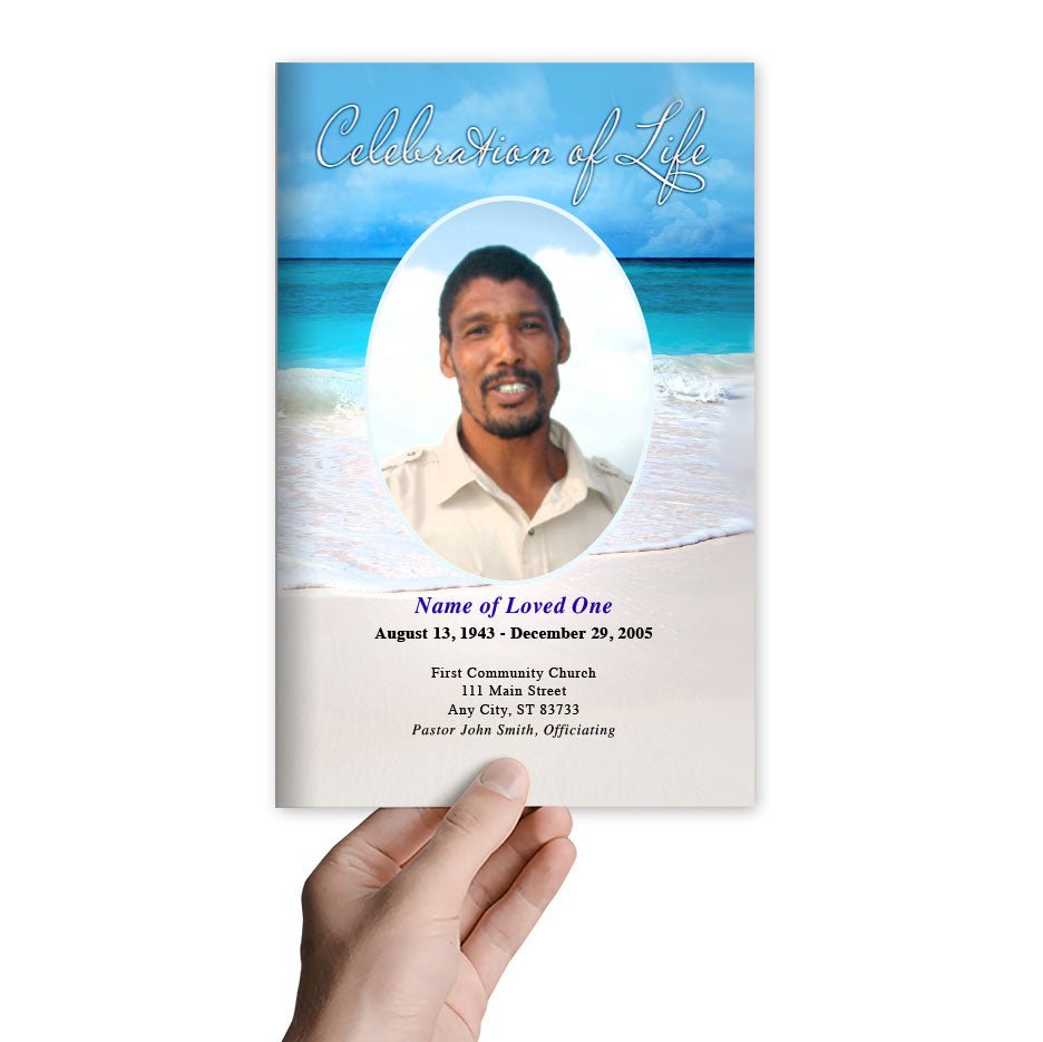 Caribbean Funeral Program Template - The Funeral Program Site