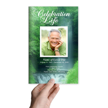 Cascade Funeral Program Template - The Funeral Program Site